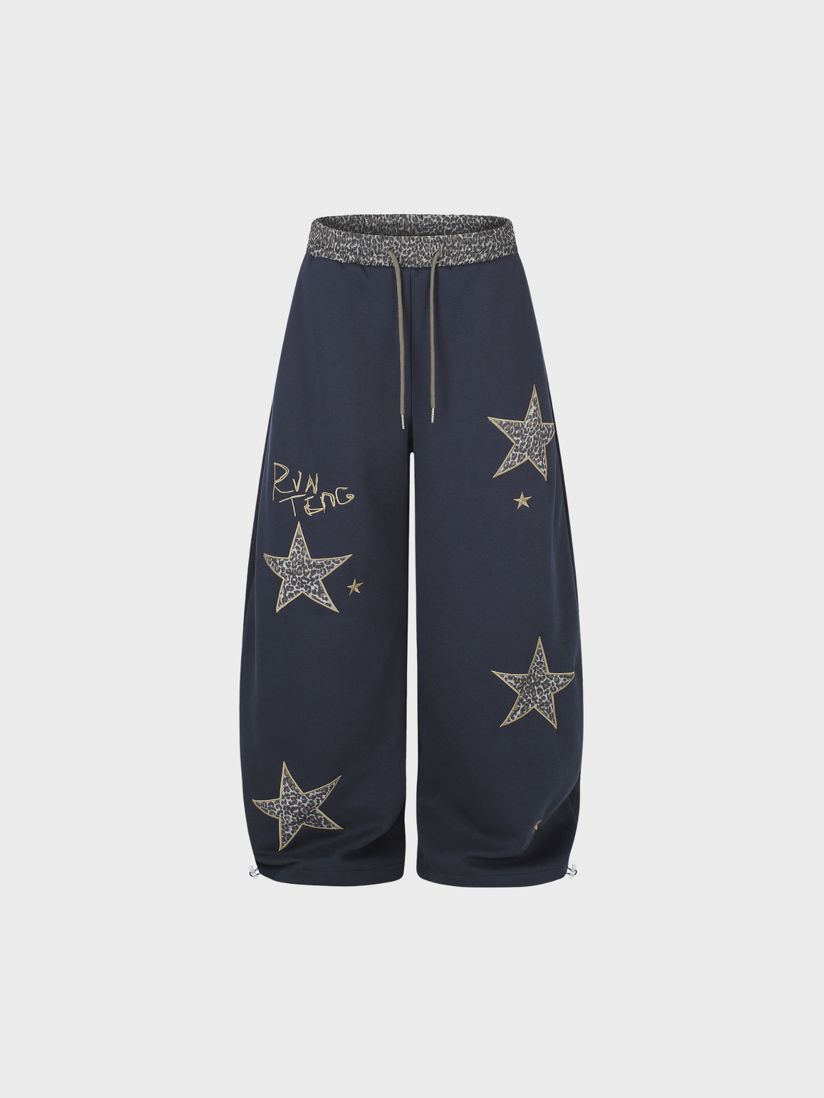 Amalfi® Leopard Star Barrel Sweatpants