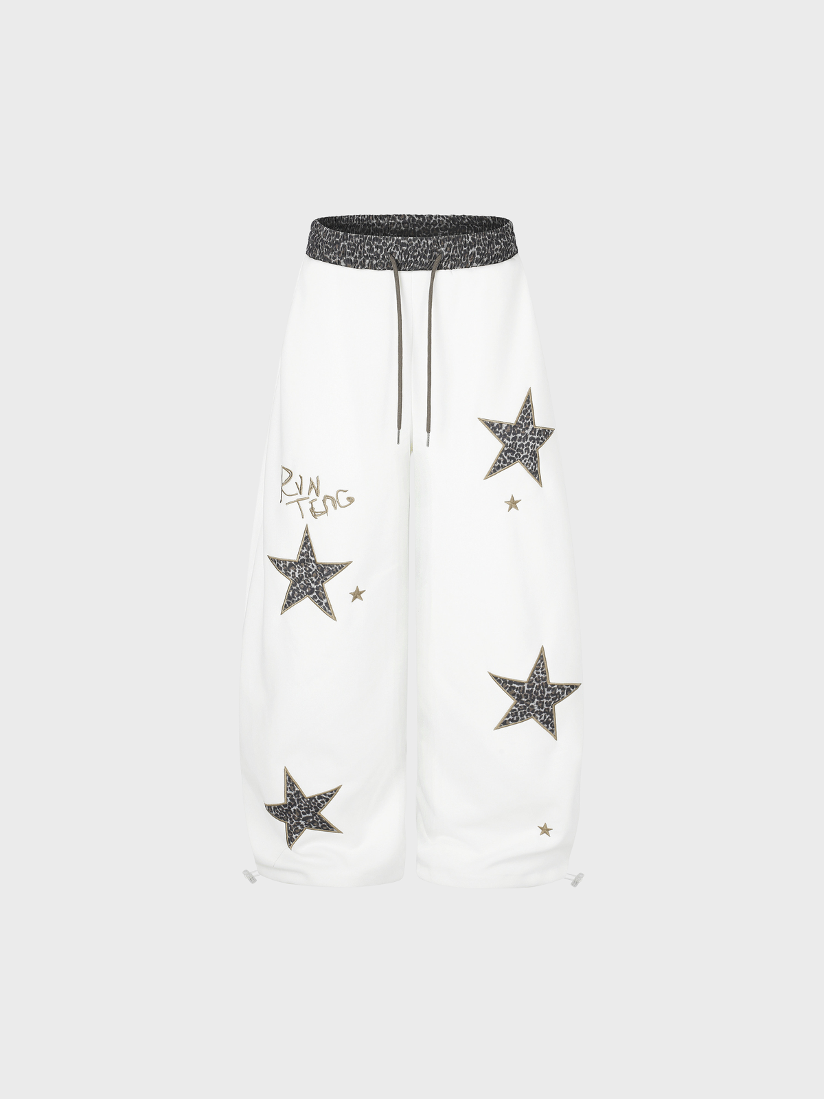 Amalfi® Leopard Star Barrel Sweatpants