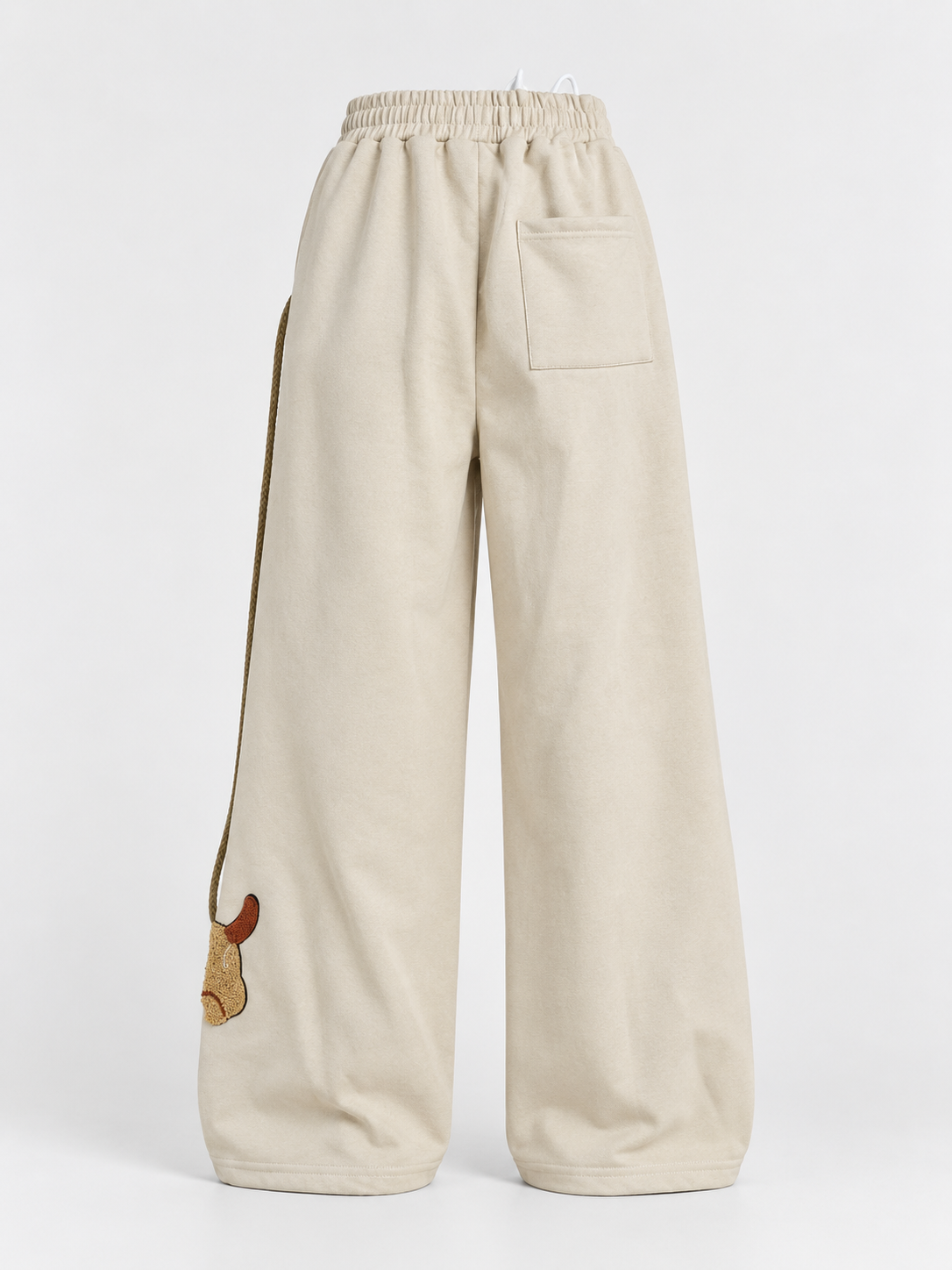 Amalfi® Embroidered Leashed Pup Wide-Leg Pants