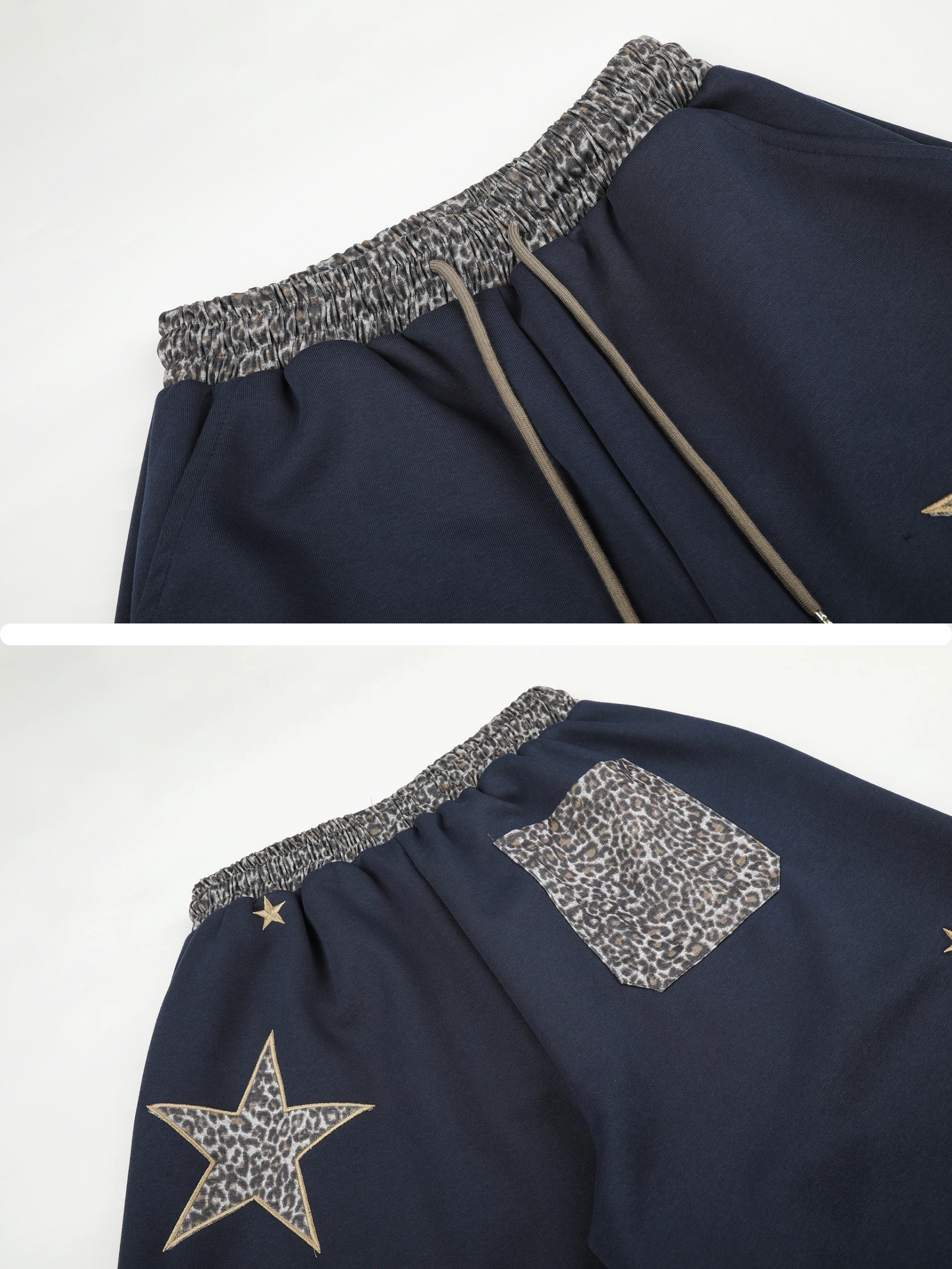 Amalfi® Leopard Star Barrel Sweatpants