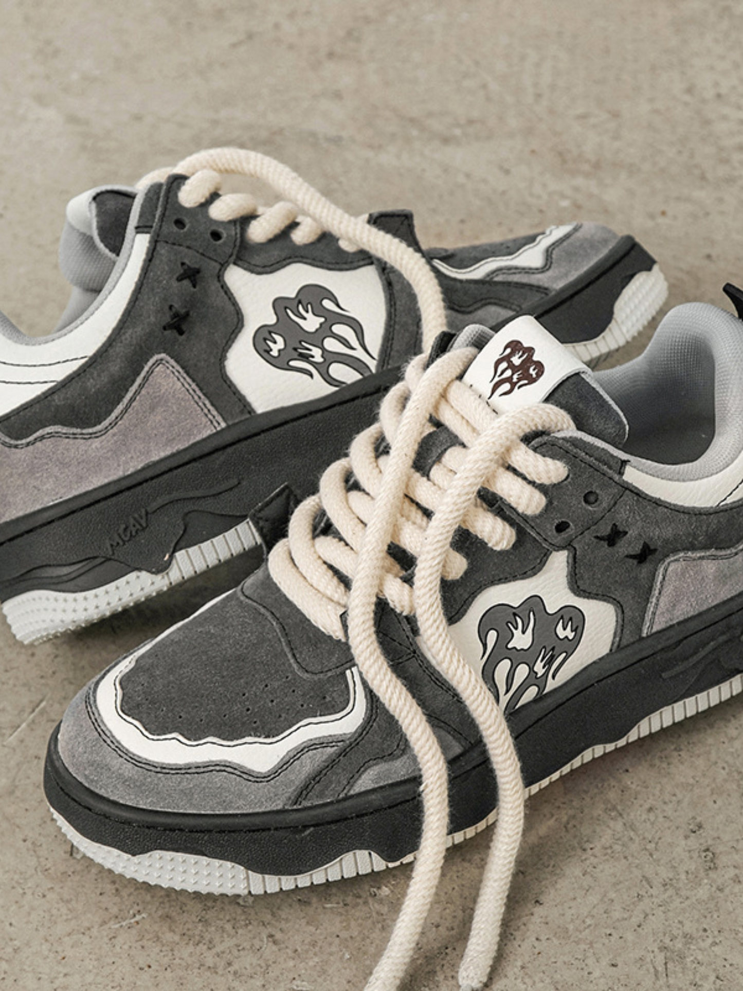 Retro Flame Sneaker