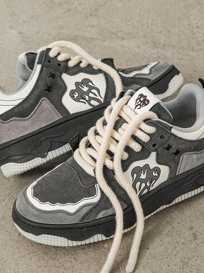 Retro Flame Sneaker