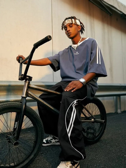 Amalfi® Striped Tech Joggers