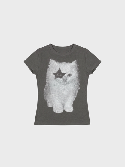 Amalfi® Airbrush Cat Baby Tee