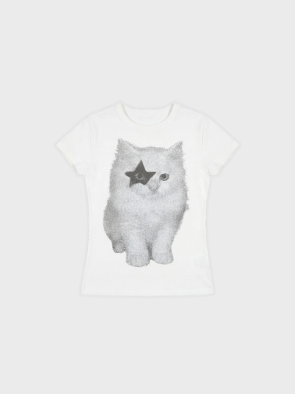 Amalfi® Airbrush Cat Baby Tee