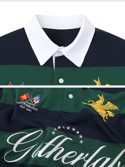 Amalfi® Varsity Striped Polo