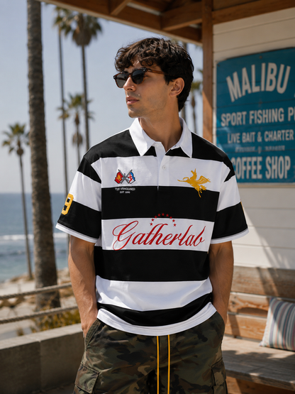 Amalfi® Varsity Striped Polo