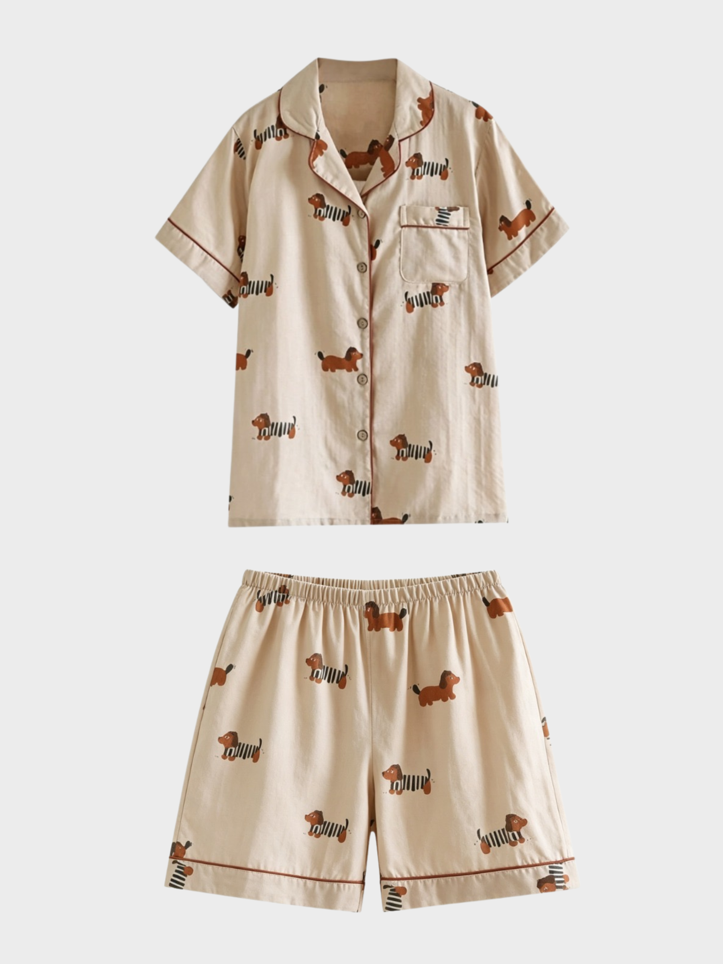 Amalfi® Cozy Pup Pajama Set