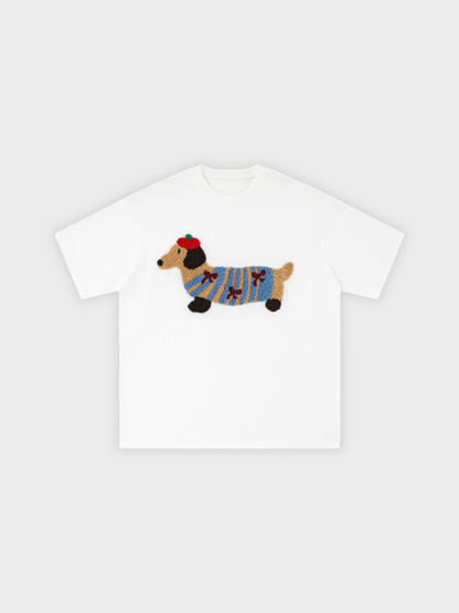 Amalfi® Pup Stitch Tee