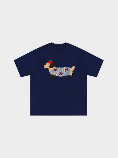 Amalfi® Pup Stitch Tee