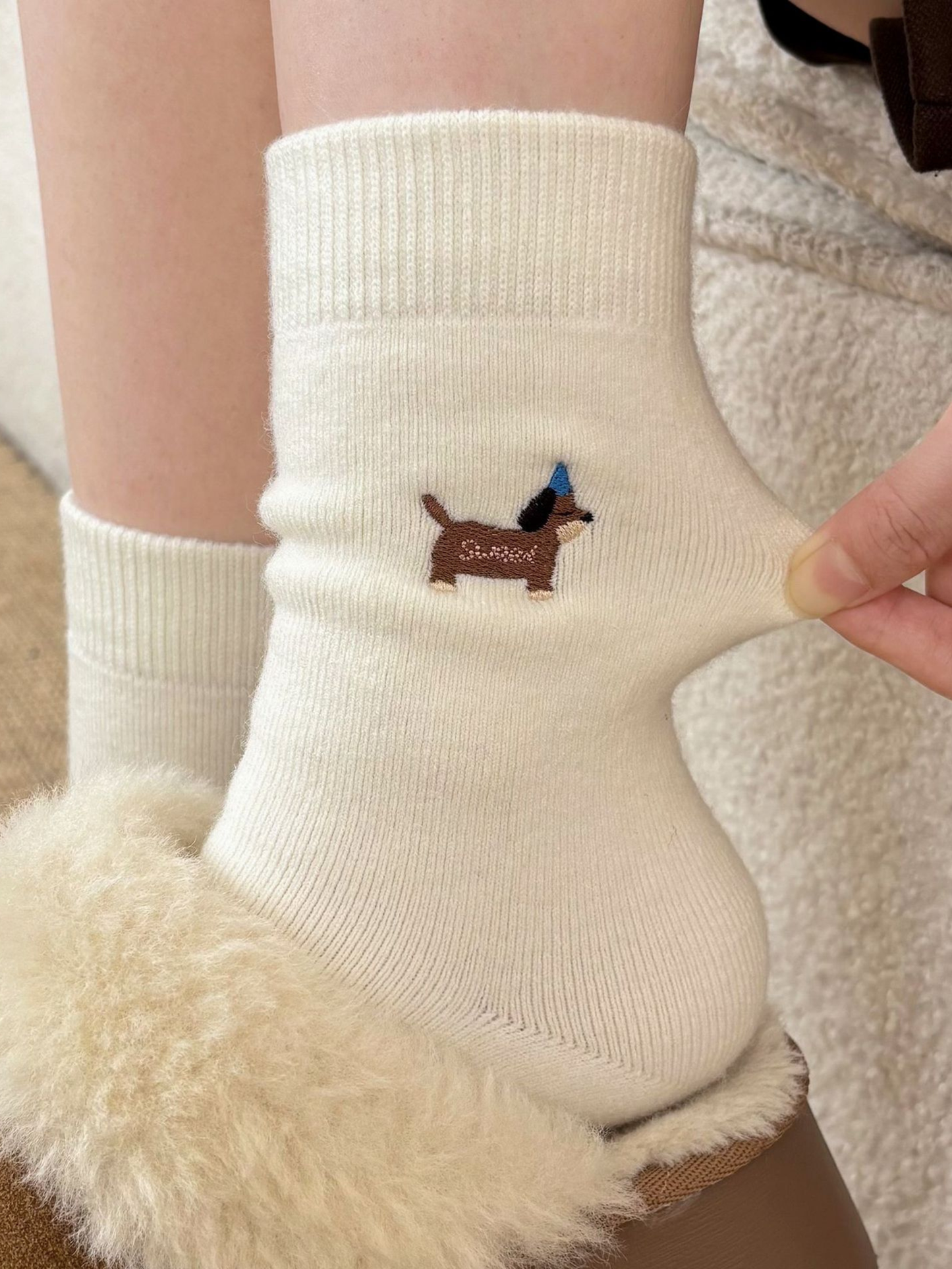 Amalfi® Cozy Pup Socks