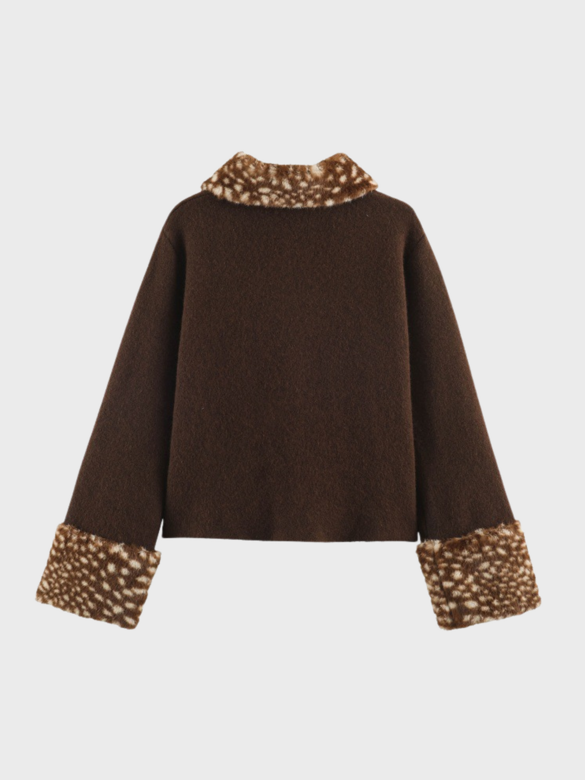 Amalfi® Fawn Faux Fur Cardigan