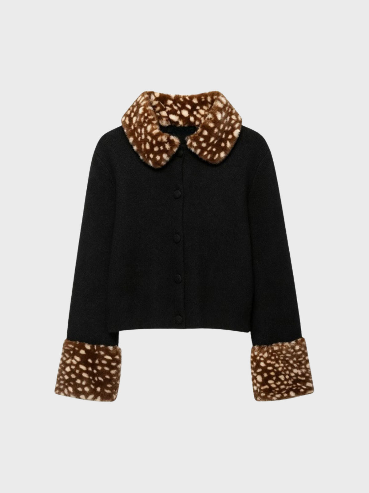 Amalfi® Fawn Faux Fur Cardigan