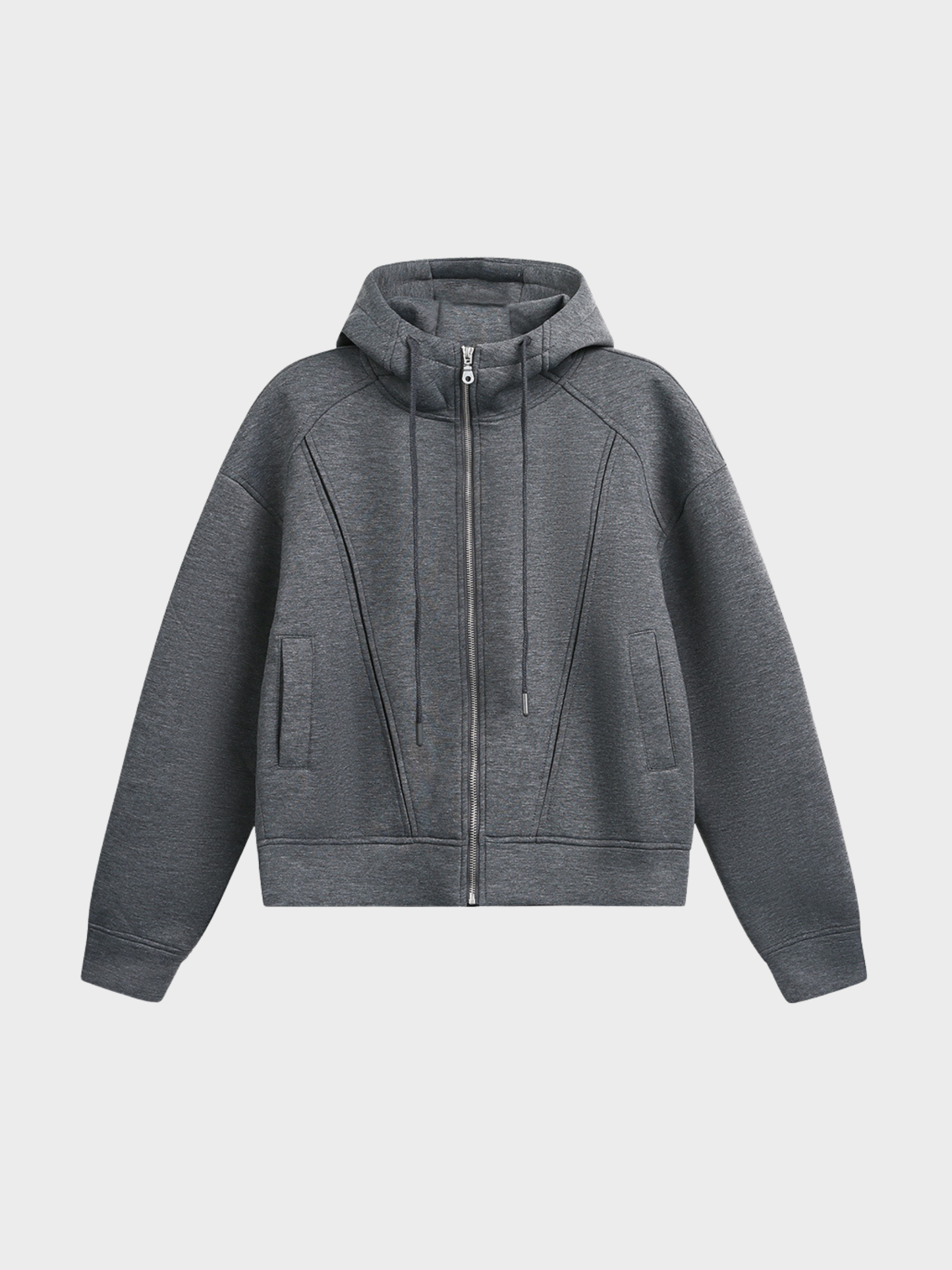 Deconstructed Contour Zip Hoodie