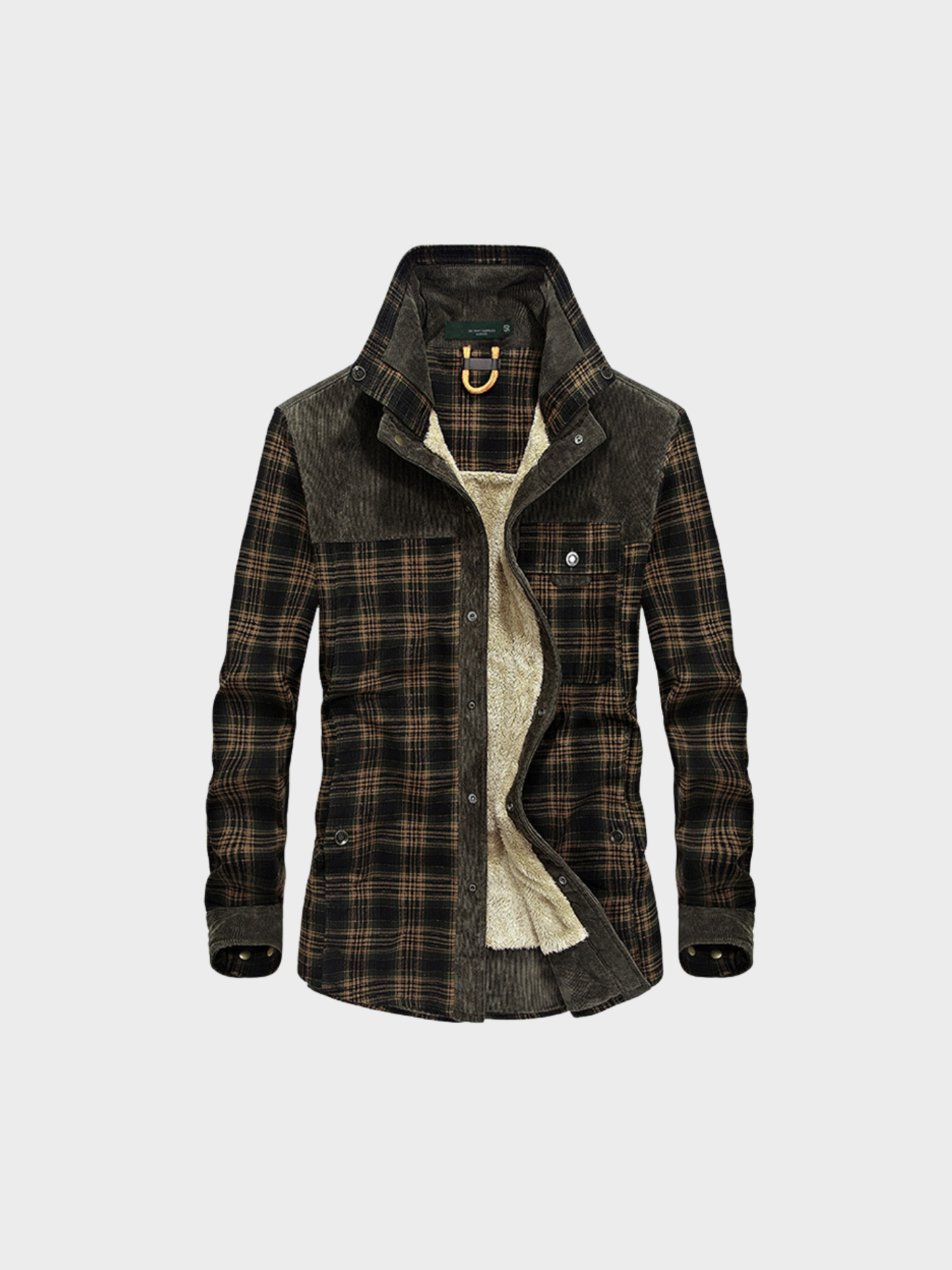 Sherpa Lined Flannel Jacket
