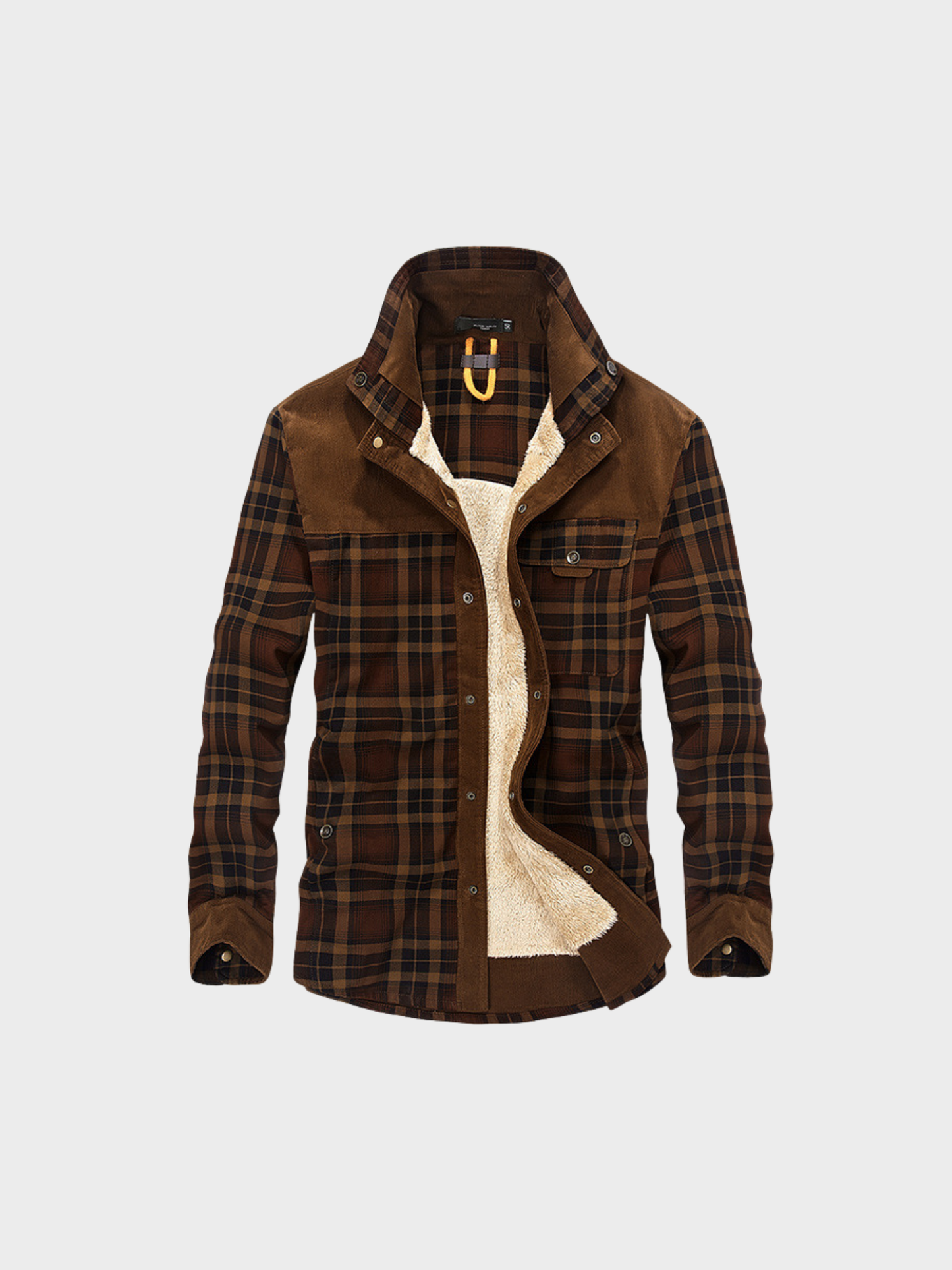 Sherpa Lined Flannel Jacket