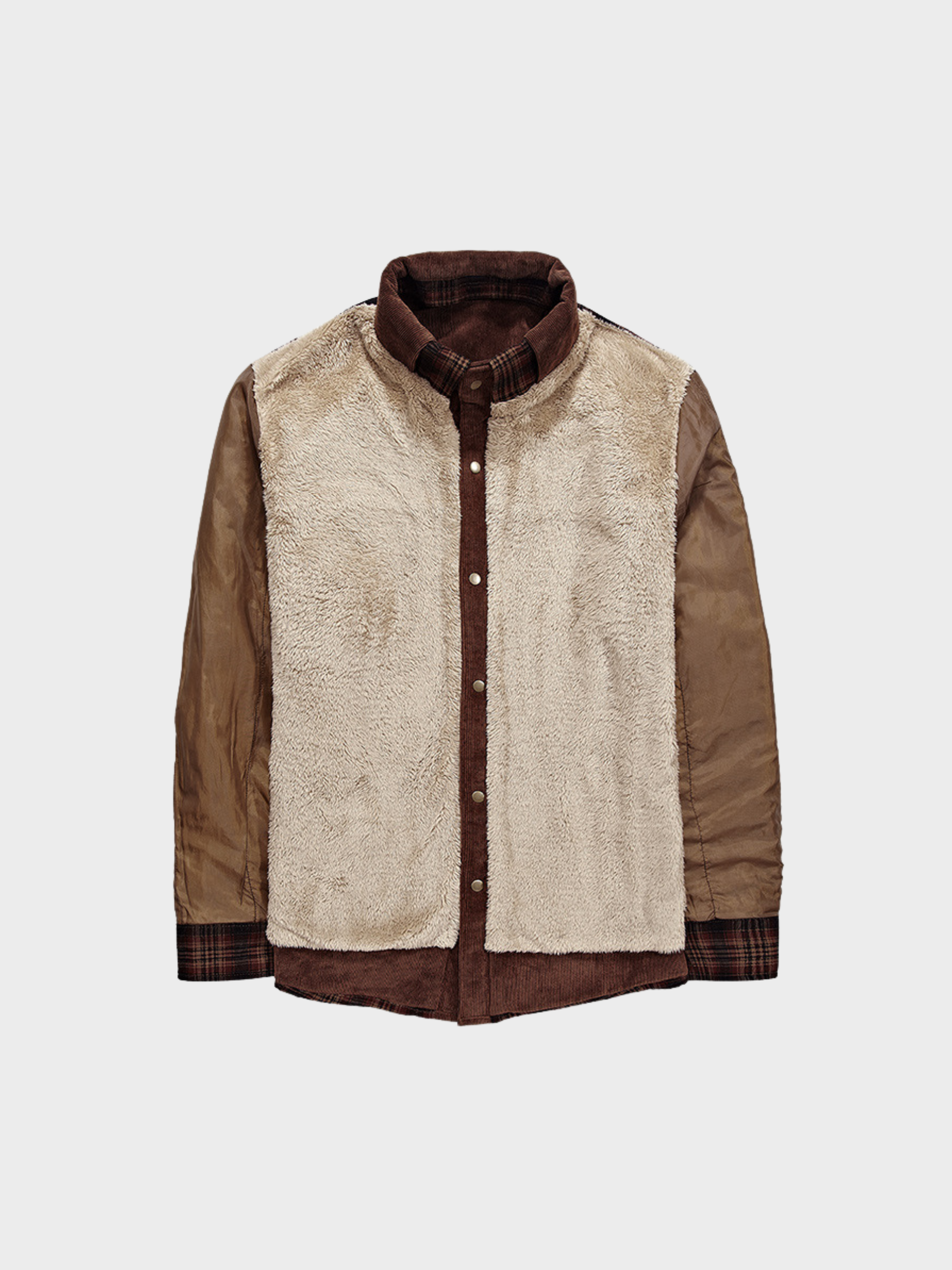 Sherpa Lined Flannel Jacket