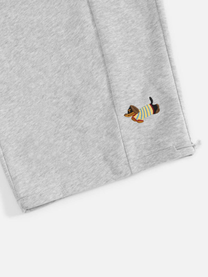 Amalfi® Embroidered Pup Barrel Sweatpants
