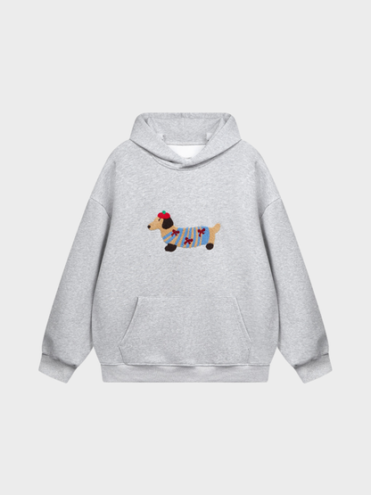 Amalfi® Cozy Pup Embroidered Hoodie