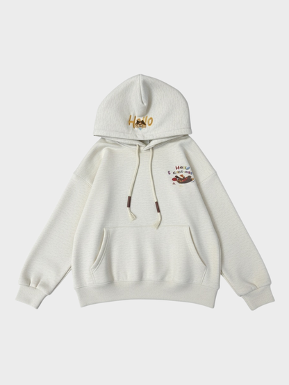 Amalfi® Pup Story Embroidered Hoodie