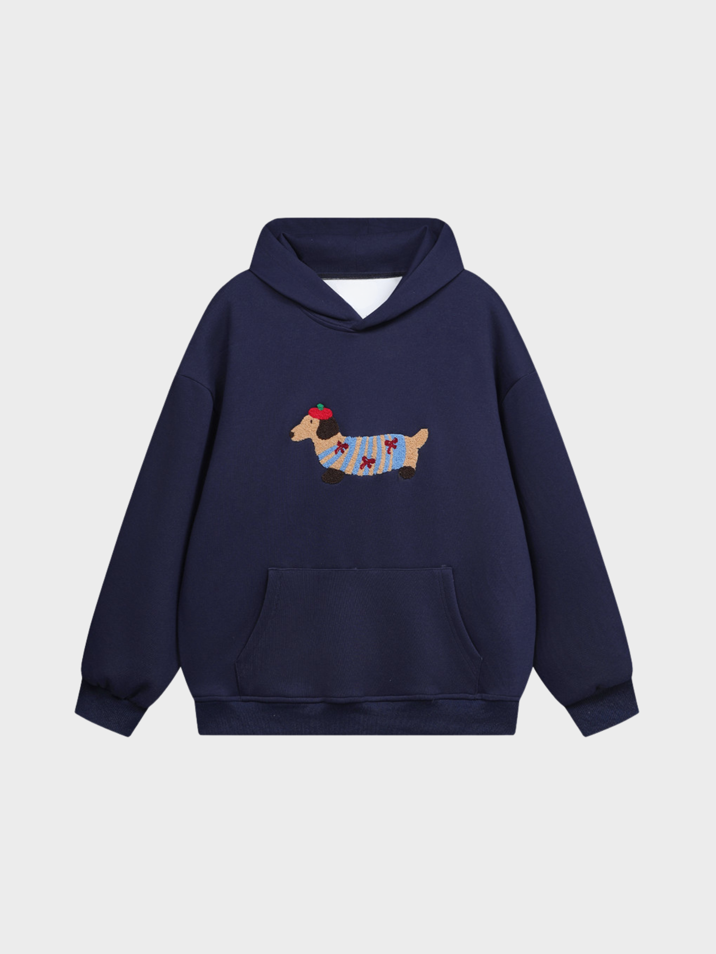 Amalfi® Cozy Pup Embroidered Hoodie