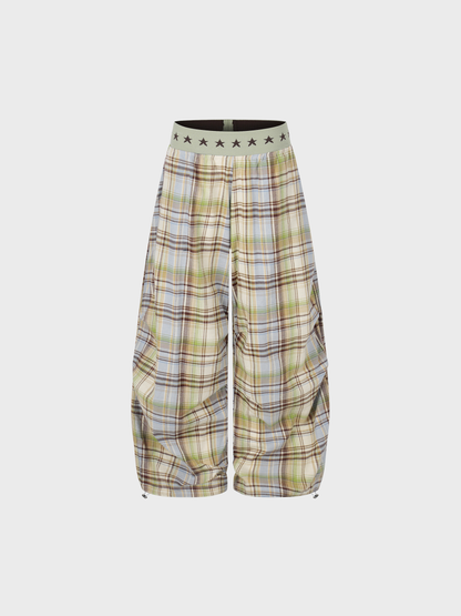 Amalfi® Starline Plaid Barrel Pants
