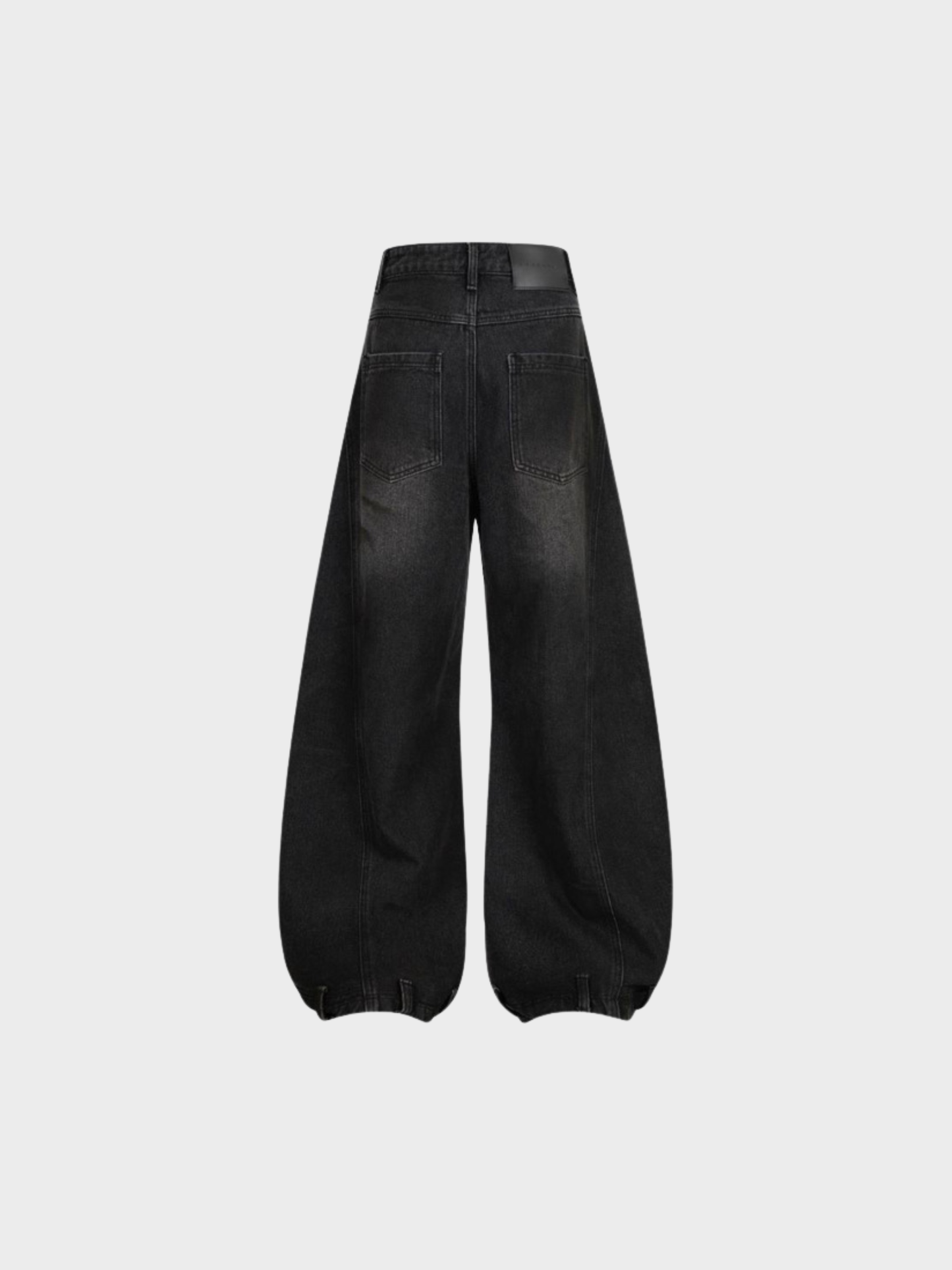 Deconstructed Revival Barrel Jeans