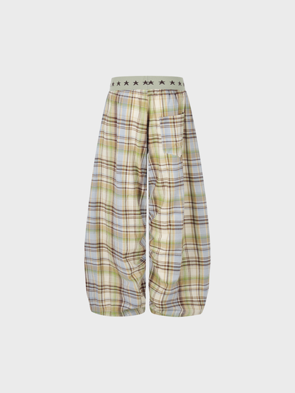 Amalfi® Starline Plaid Barrel Pants