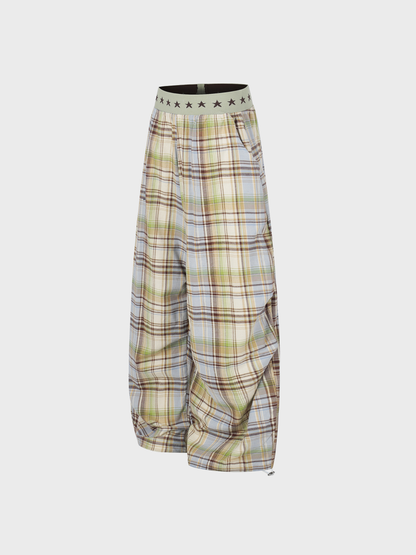 Amalfi® Starline Plaid Barrel Pants