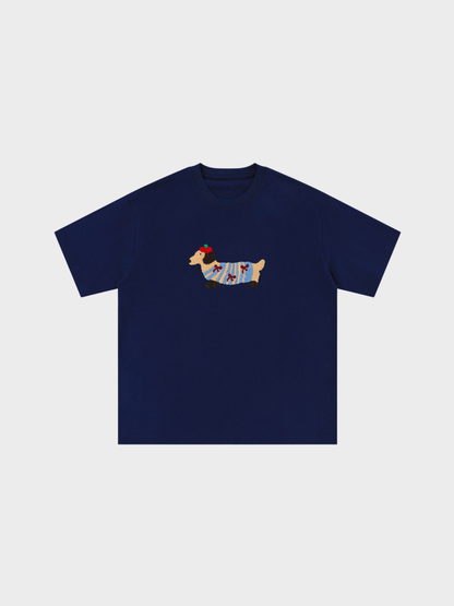 Amalfi® Pup Stitch Tee