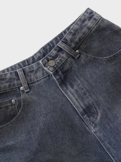 Deconstructed Revival Barrel Jeans