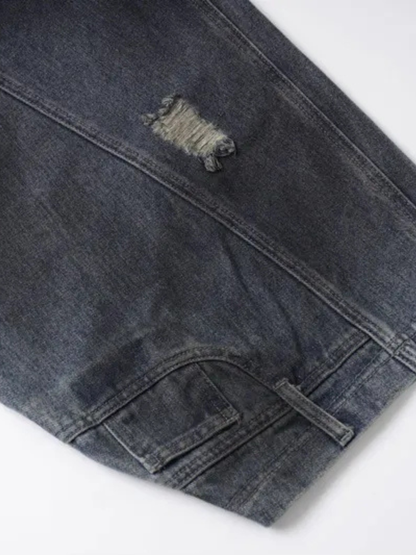 Deconstructed Revival Barrel Jeans