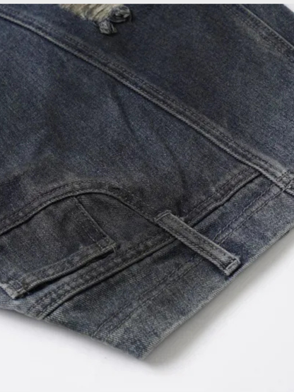 Deconstructed Revival Barrel Jeans