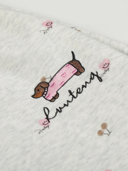 Amalfi® Cherry Pup Barrel Sweatpants