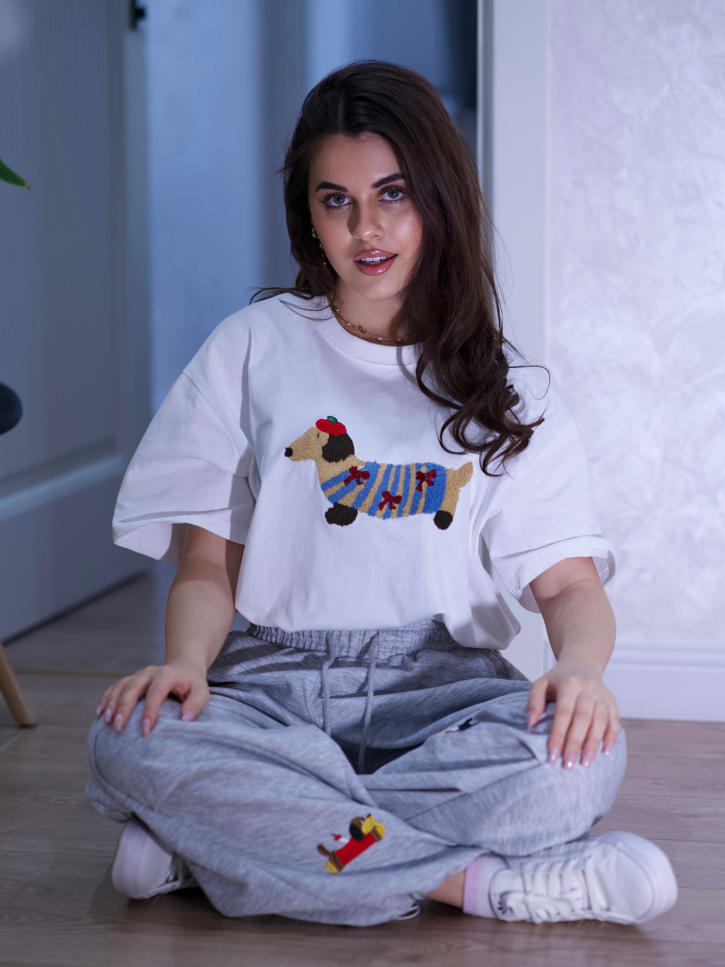 Amalfi® Pup Stitch Tee
